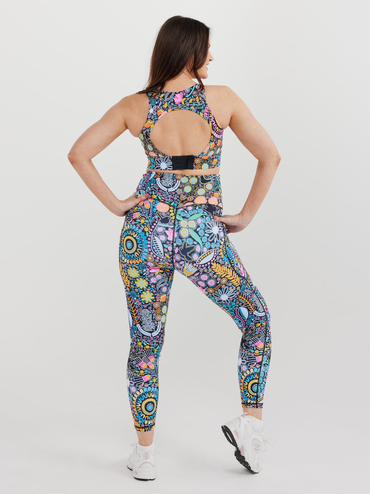 Coastal Wildflowers Maternity Legging - 7/8 length