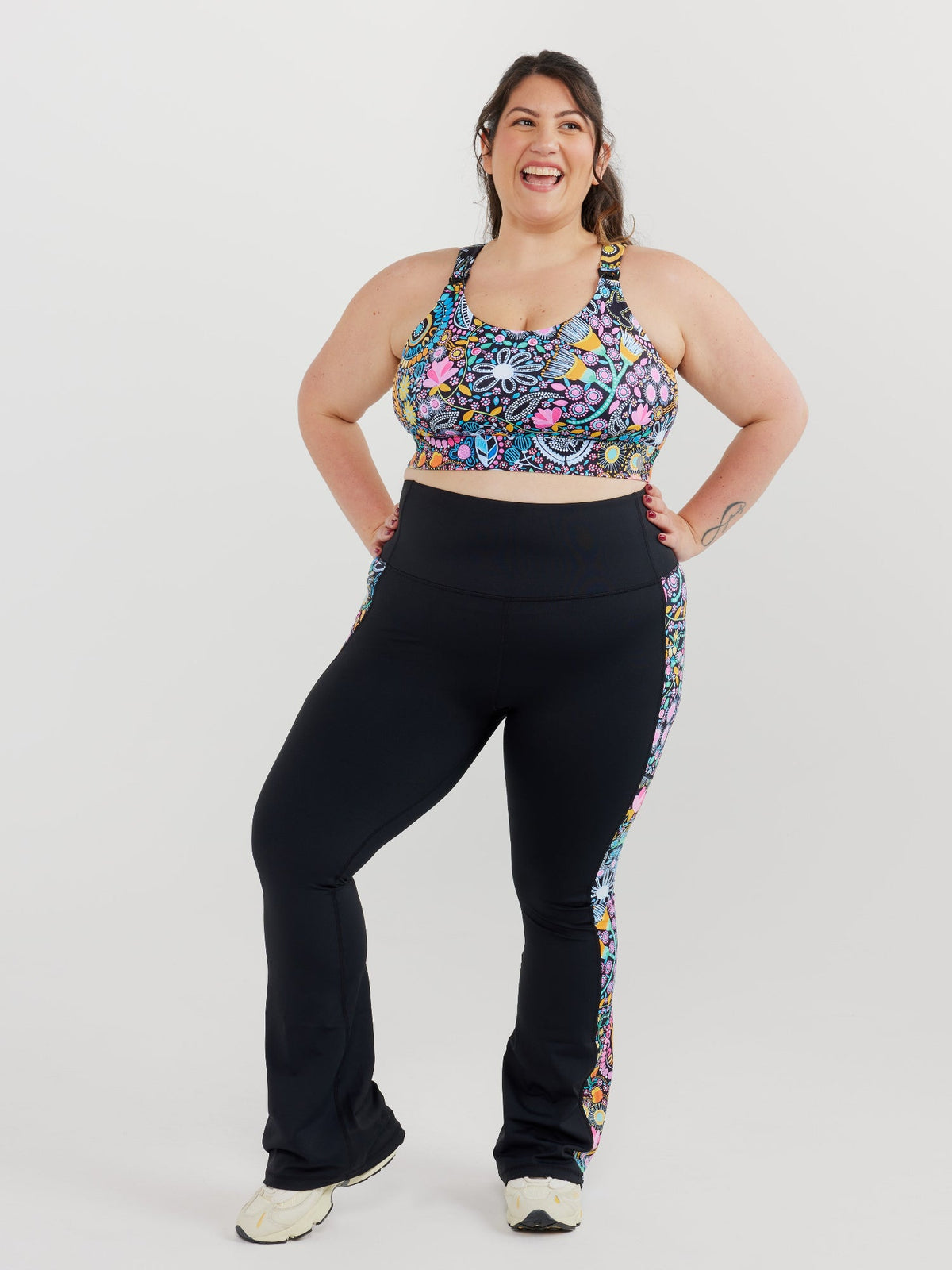 Coastal Wildflowers - Power Flare Legging