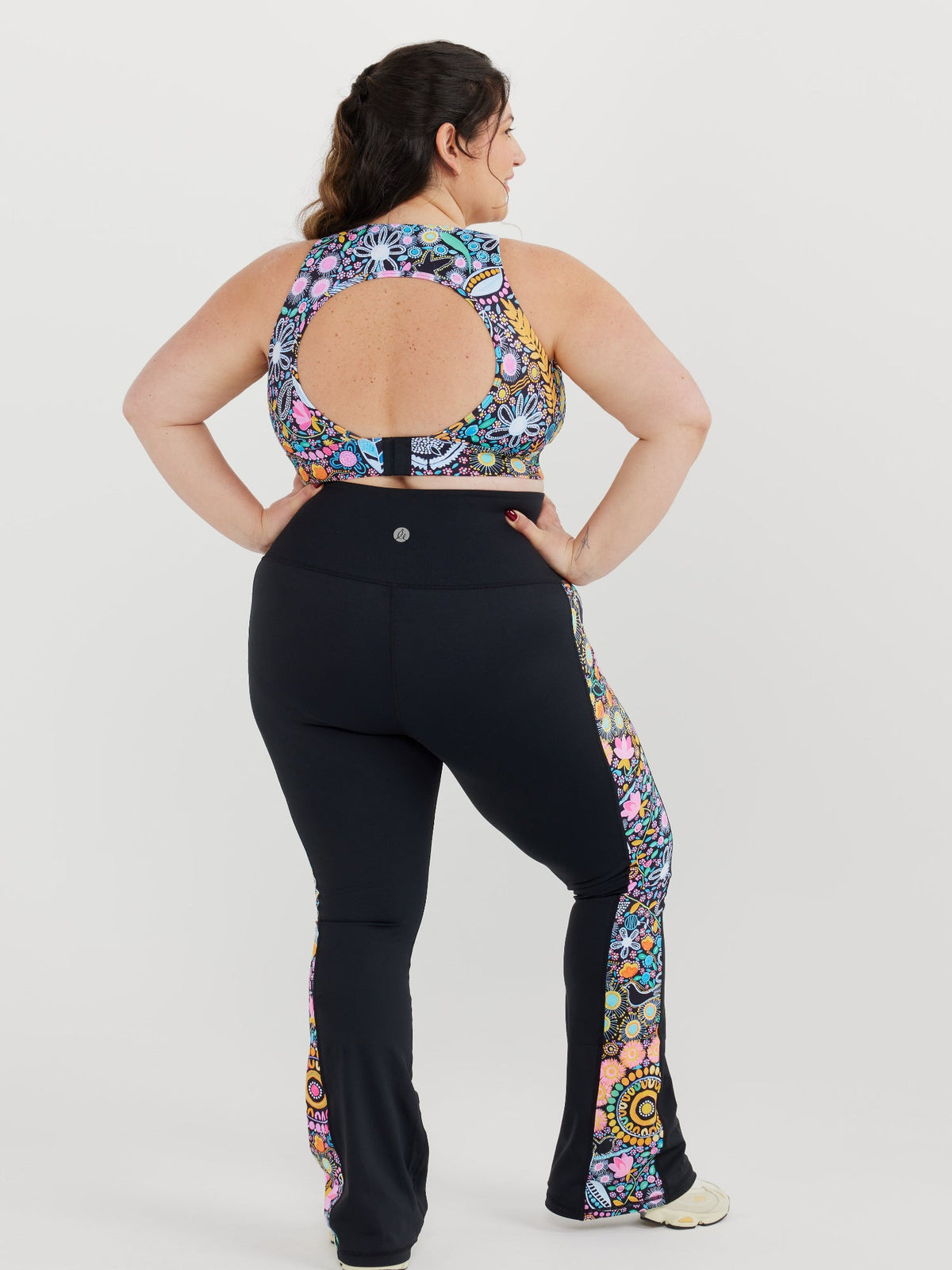 Coastal Wildflowers - Power Flare Legging