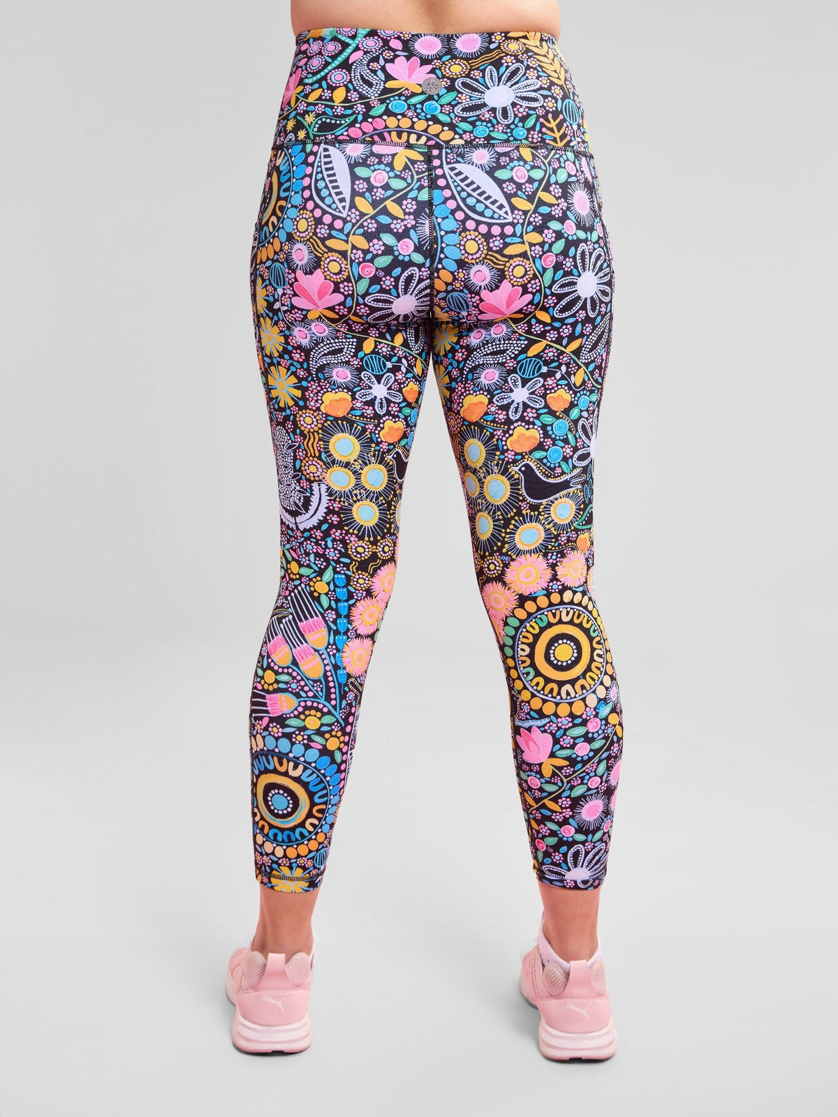 Coastal Wildflowers SleekFit Legging - 7/8-length