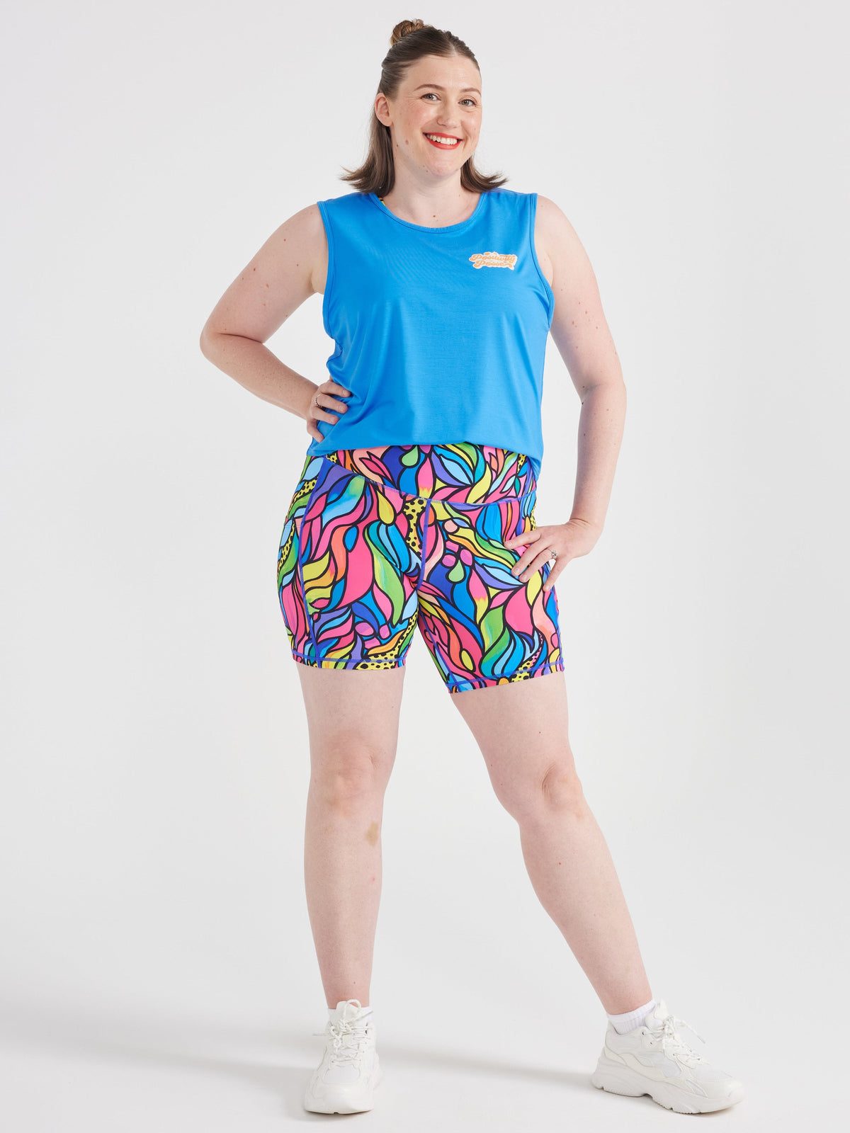 Cobalt Blue Active Curve Tank