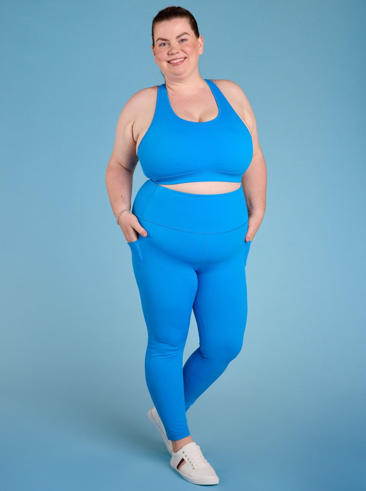 Cobalt Blue Everyday Legging - 7/8 length