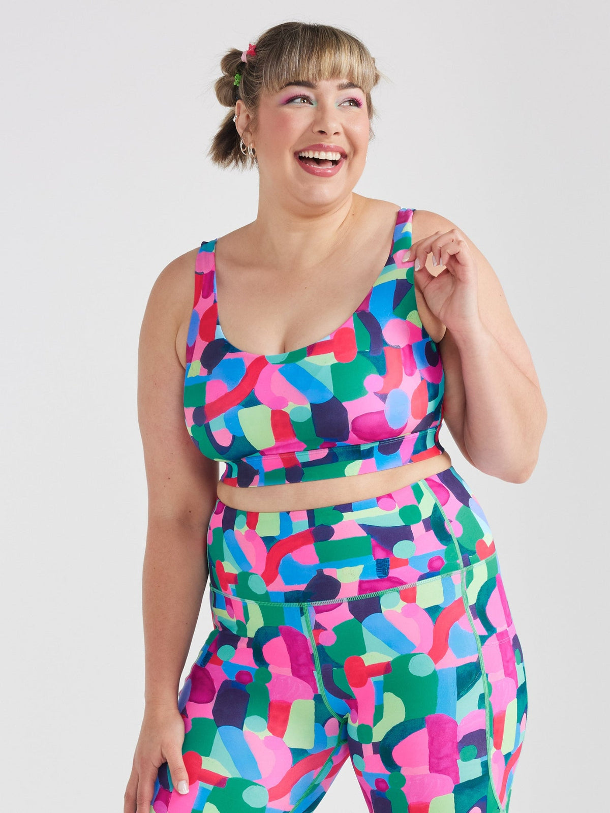 Confetti Jewels Active Swim Crop