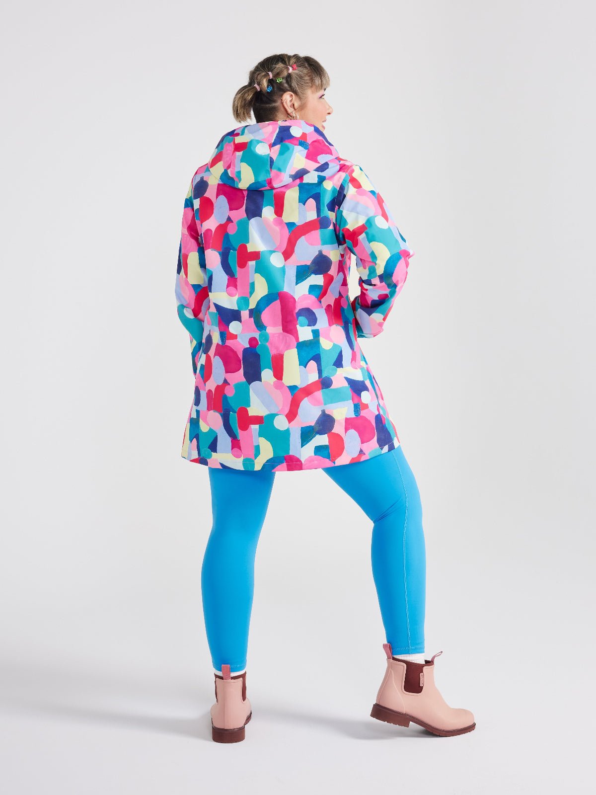 Confetti Jewels Longline Raincoat
