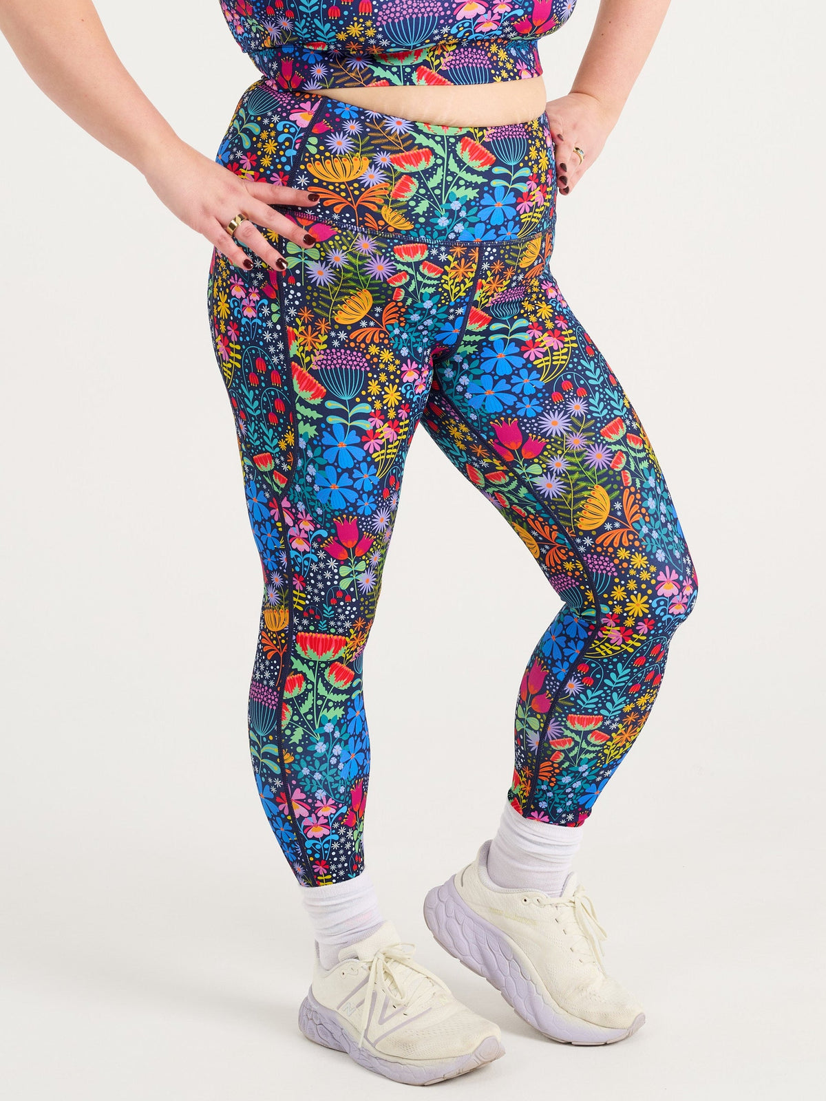 Ellie's Garden Everyday Legging, 7/8 length, worn by Ruby
