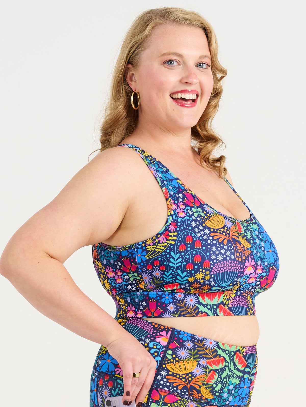 Ellie's Garden Liberty Hookback Crop, worn by Ruby