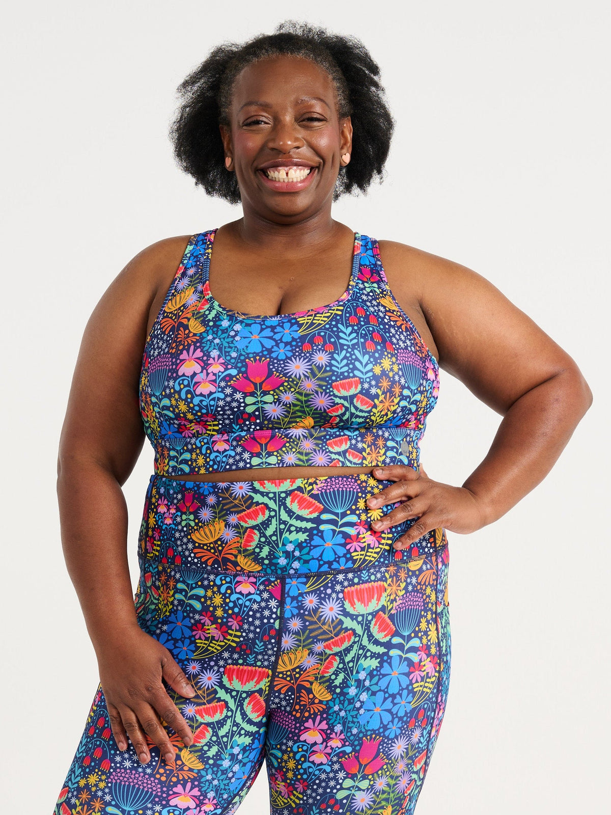 Ellie's Garden Liberty Hookback Crop, worn by Zee