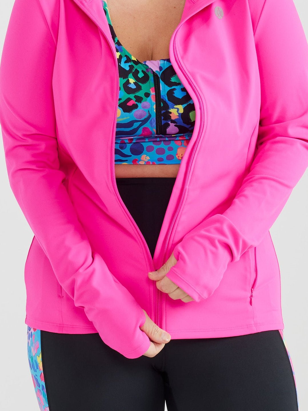 Hot Pink Elevate Running Jacket