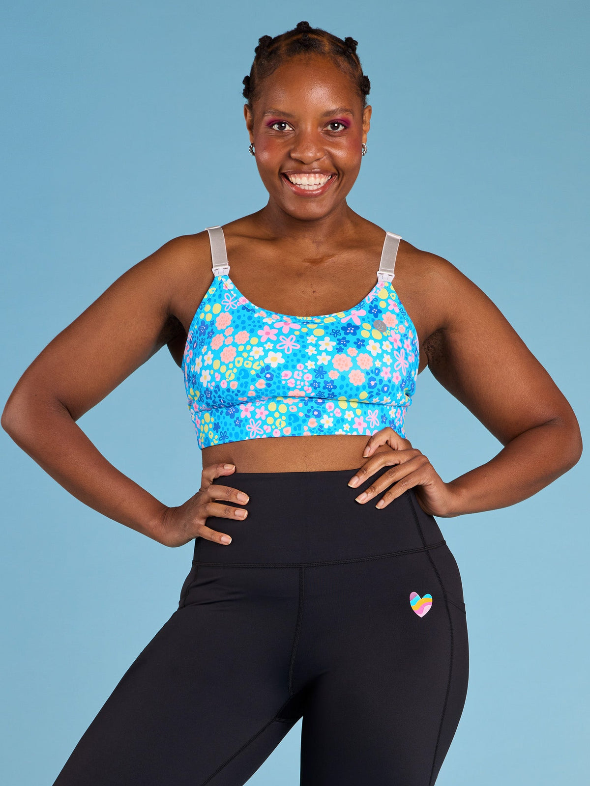 Itsy Bitsy Floral Miracle Nursing Sports Bra