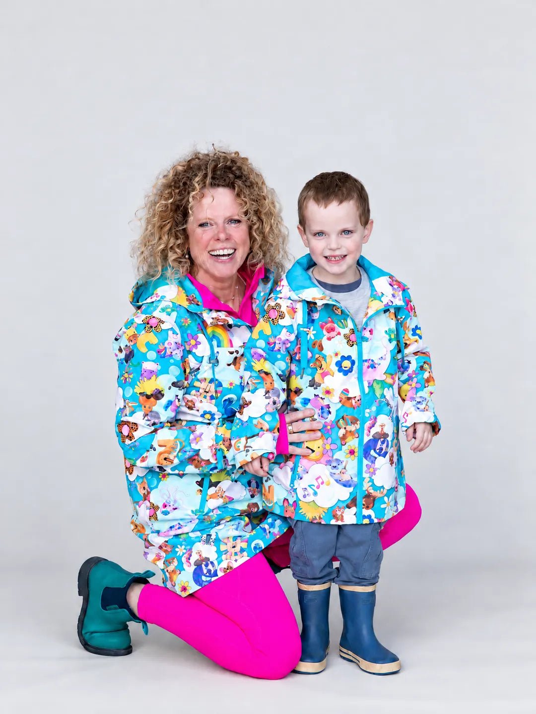 Kutopia Longline Raincoat - Adults - matching mum and son clothes
