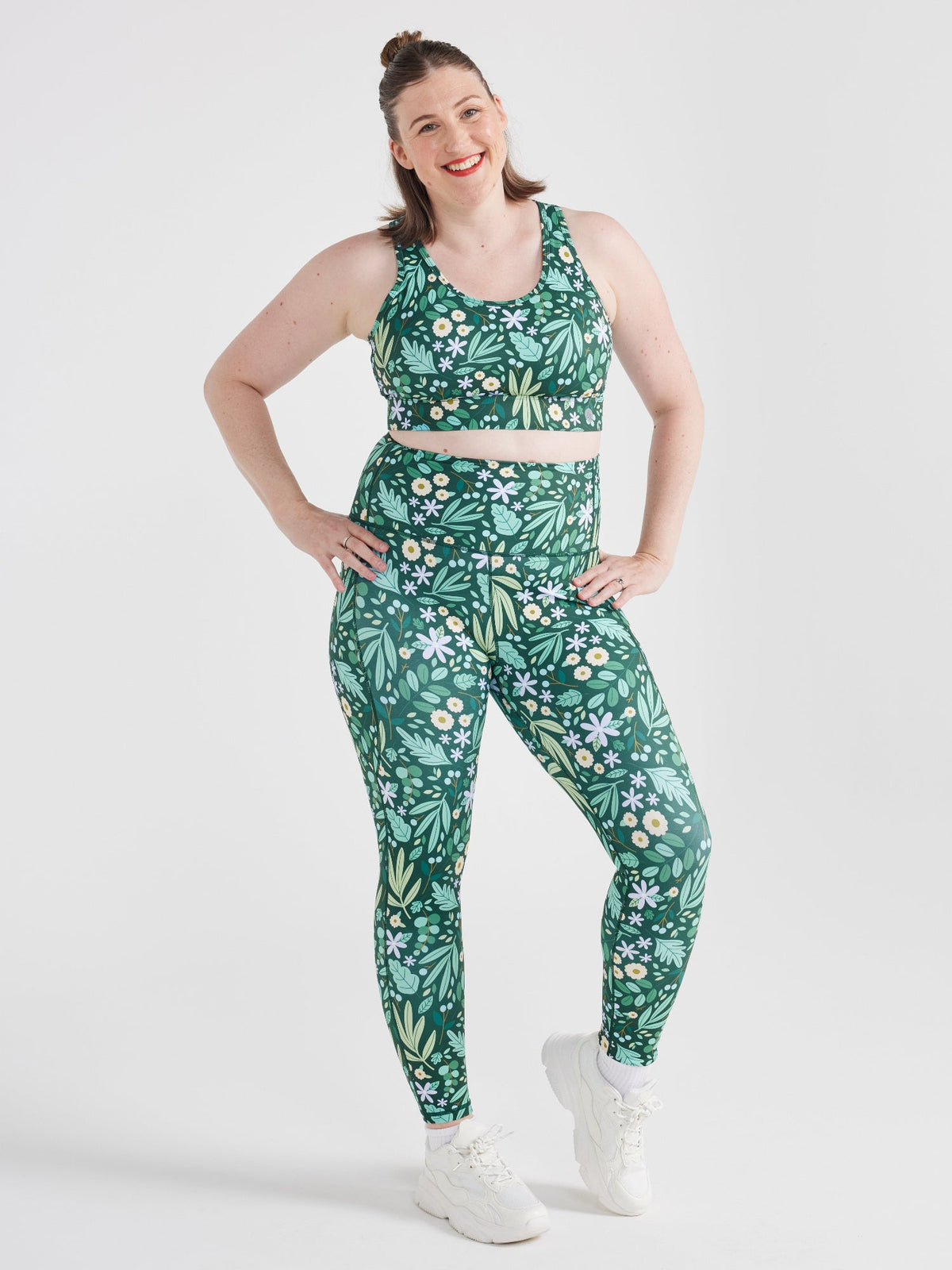 Leaves & Blooms Everyday Legging - 7/8-length