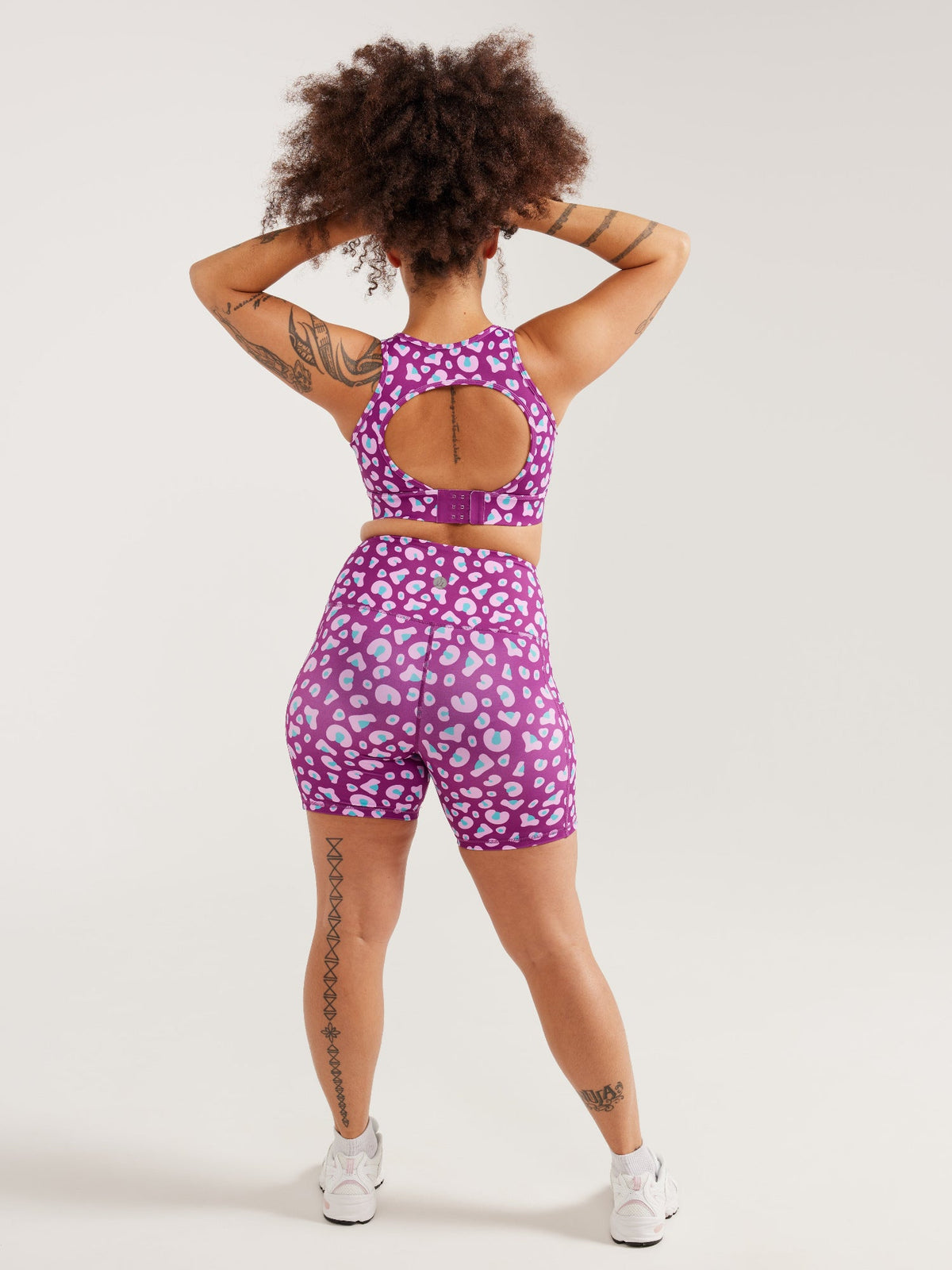Lucy Leopard Everyday Shortie Bike Shorts