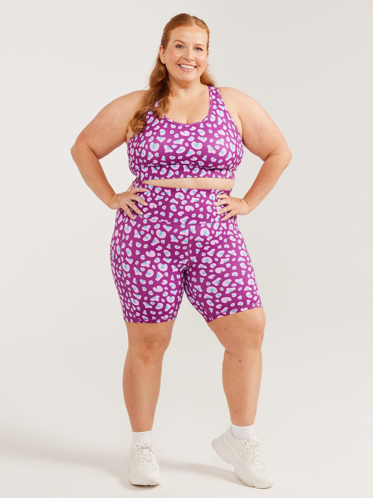 Lucy Leopard Everyday Shortie Bike Shorts