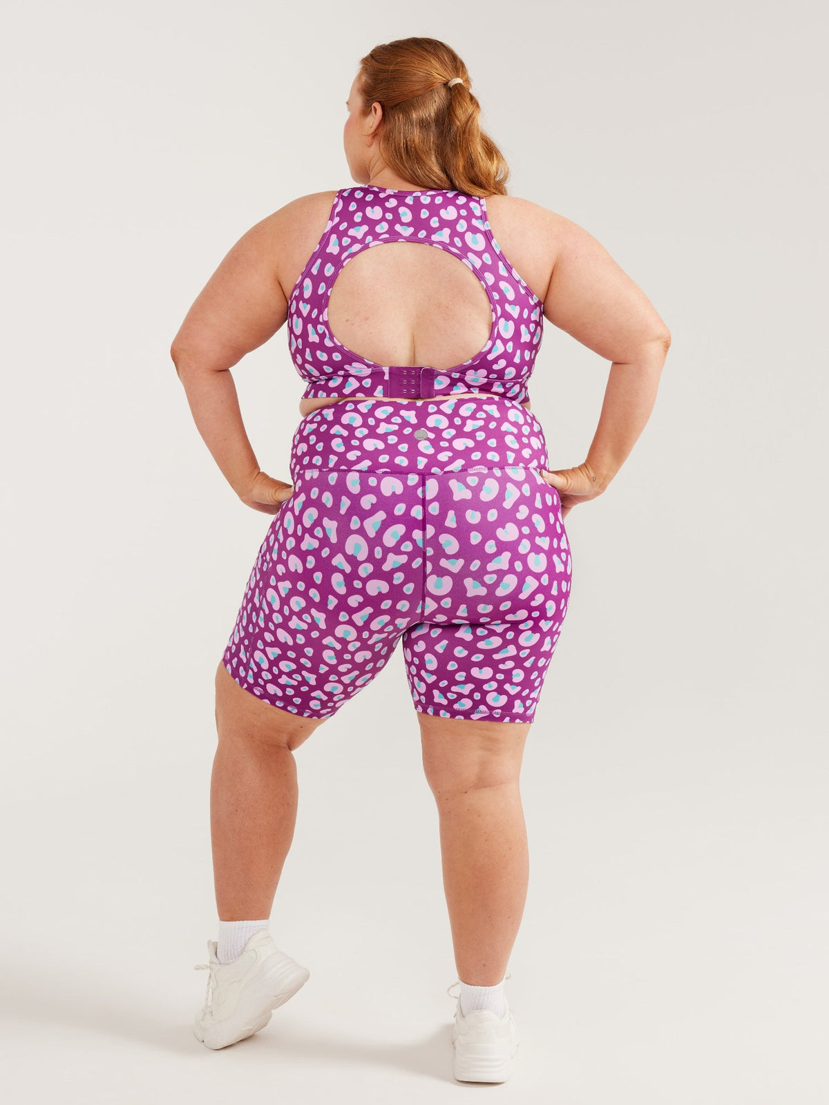 Lucy Leopard Everyday Shortie Bike Shorts