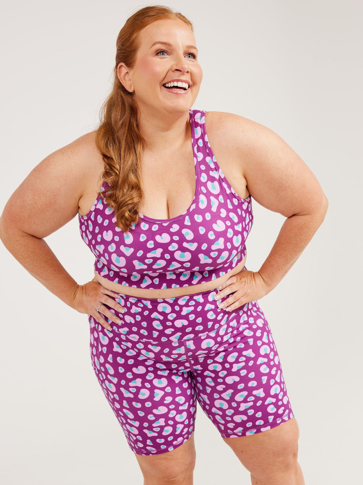 Lucy Leopard Liberty Hookback Crop