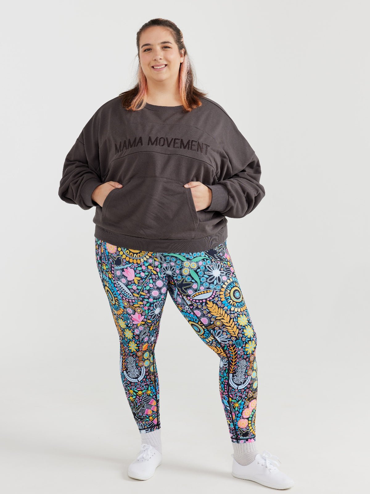 Mama Movement Nursing Sweatshirt - Mocha Grey