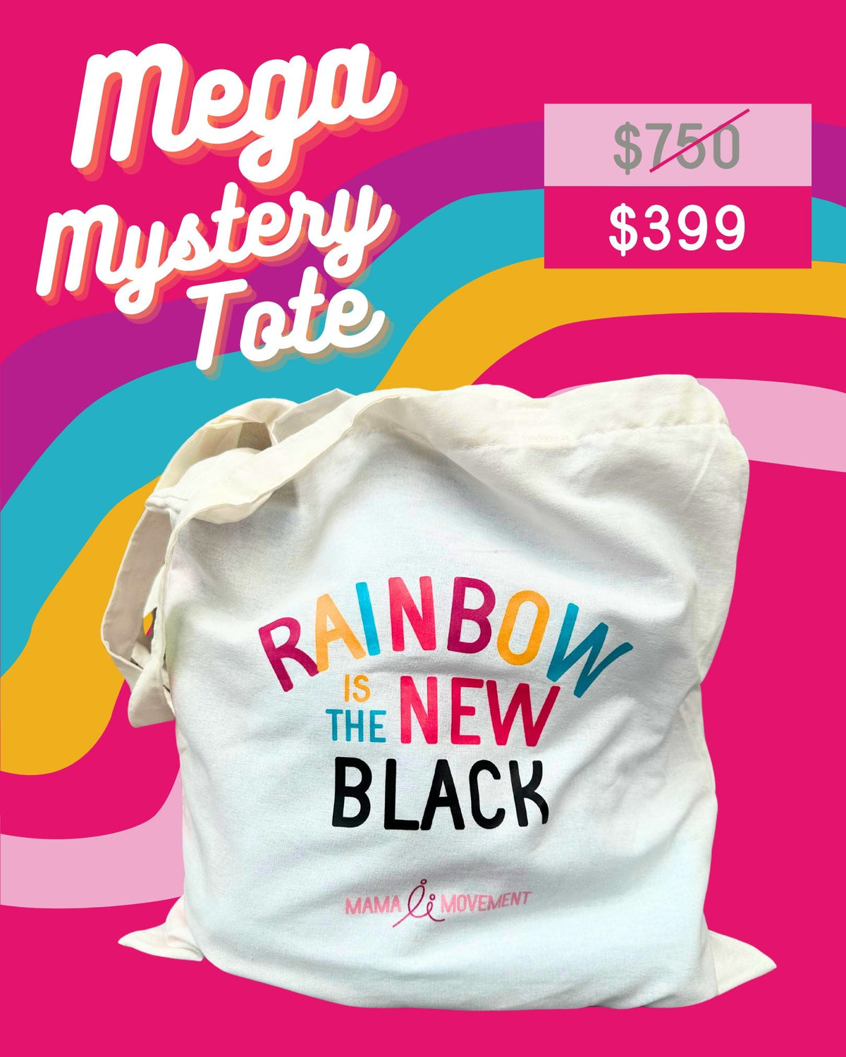 MEGA Rainbow Mystery Totes