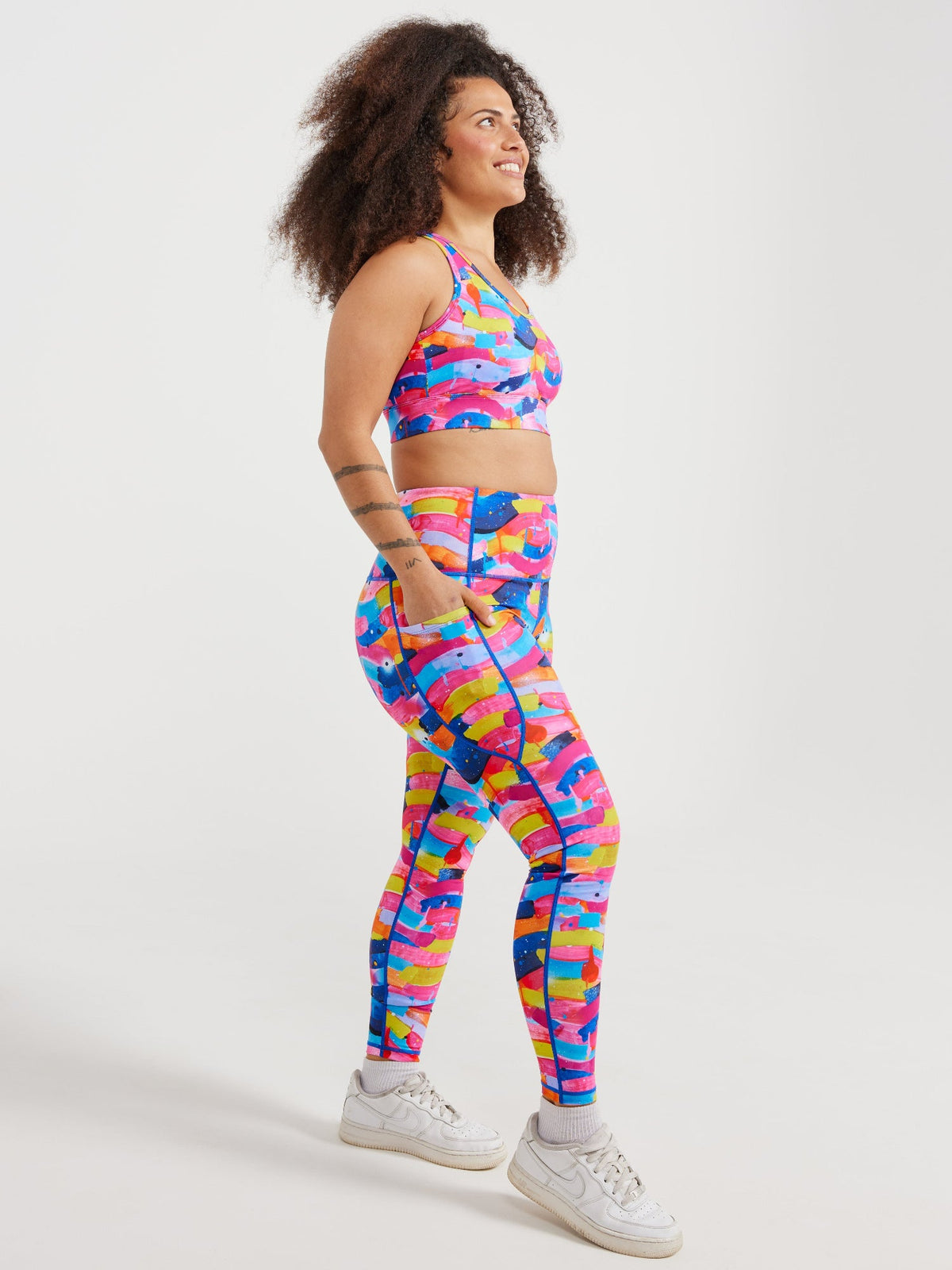 Neon Flow Be Free Hooked Sports Bra (PREORDER)