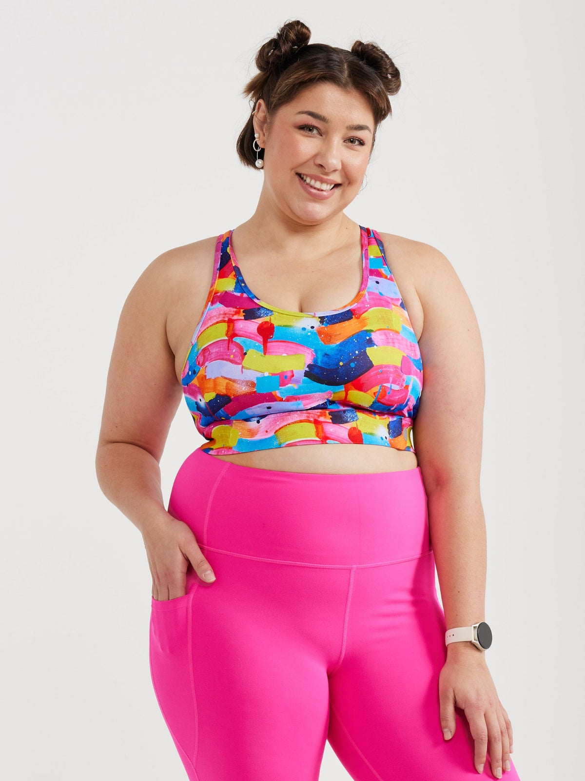 Neon Flow Be Free Hooked Sports Bra (PREORDER)