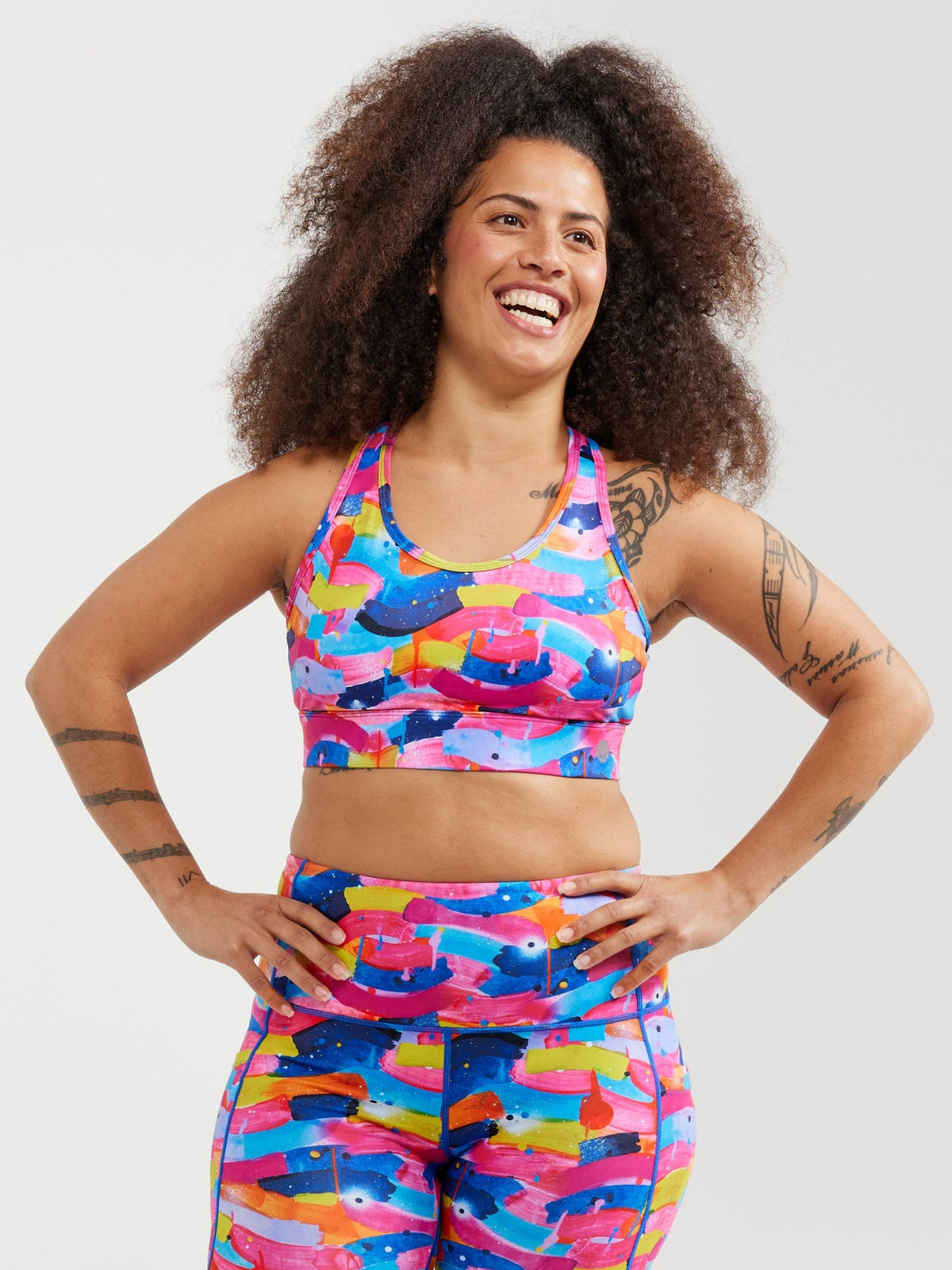 Neon Flow Be Free Hooked Sports Bra (PREORDER)