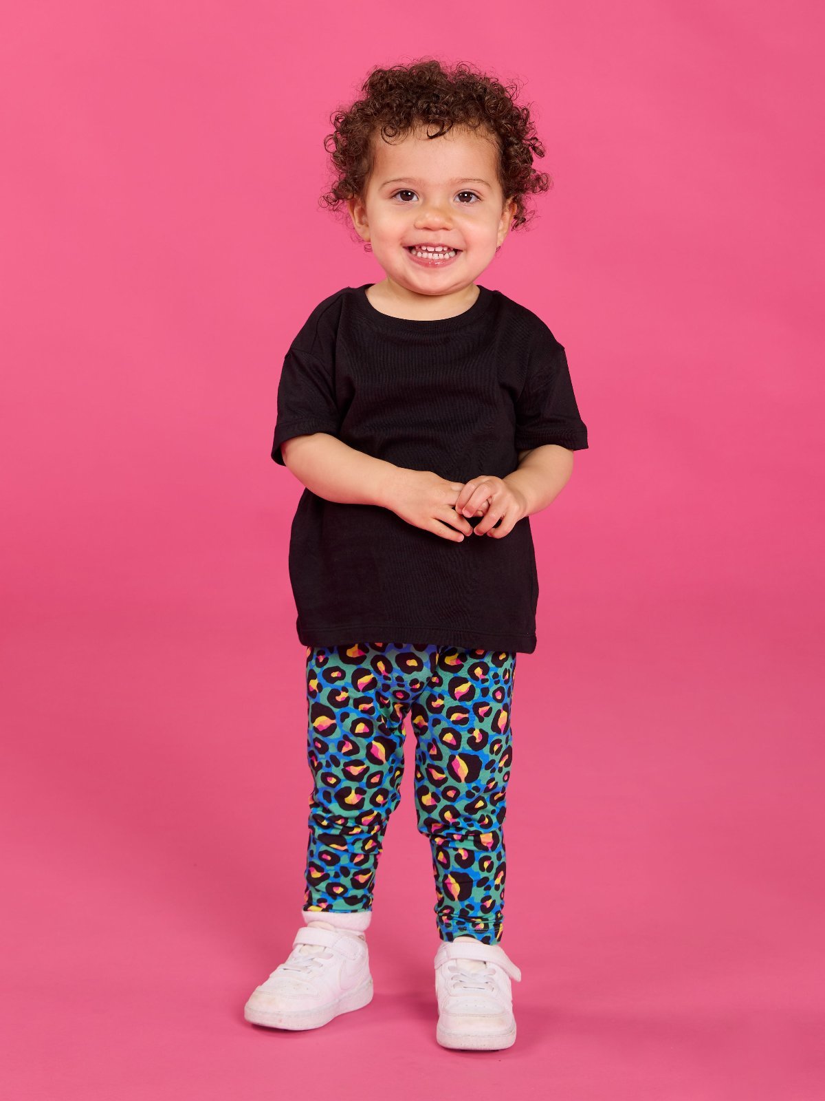 Neon Leopard - Bamboo Kids Leggings