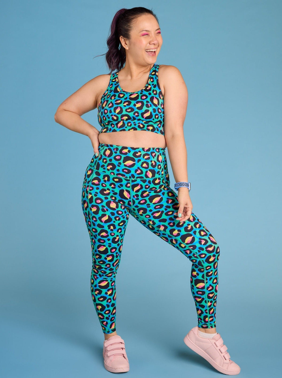 Neon Leopard Everyday Legging - 7/8-length