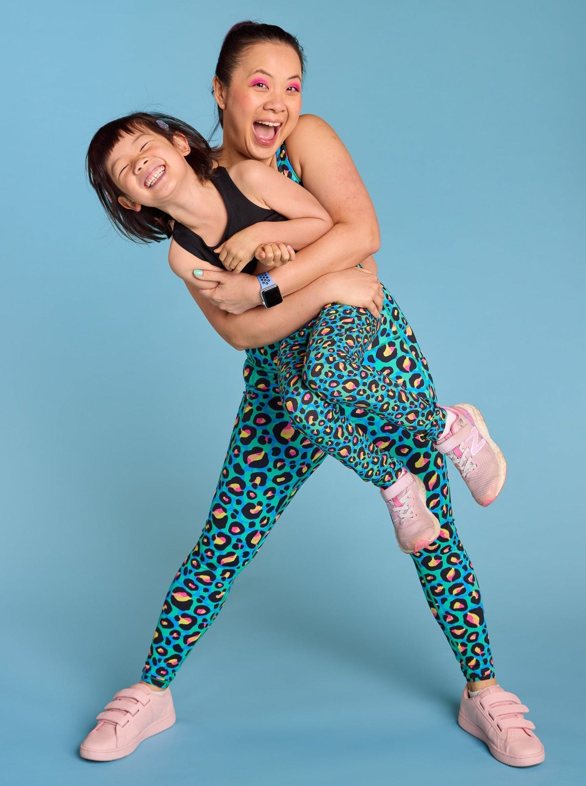 Neon Leopard Everyday Legging - 7/8-length - matching mother daughter outfits