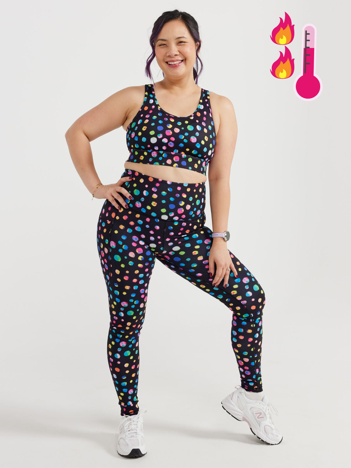 Night Polka Embrace Legging- Full Length (PREORDER)