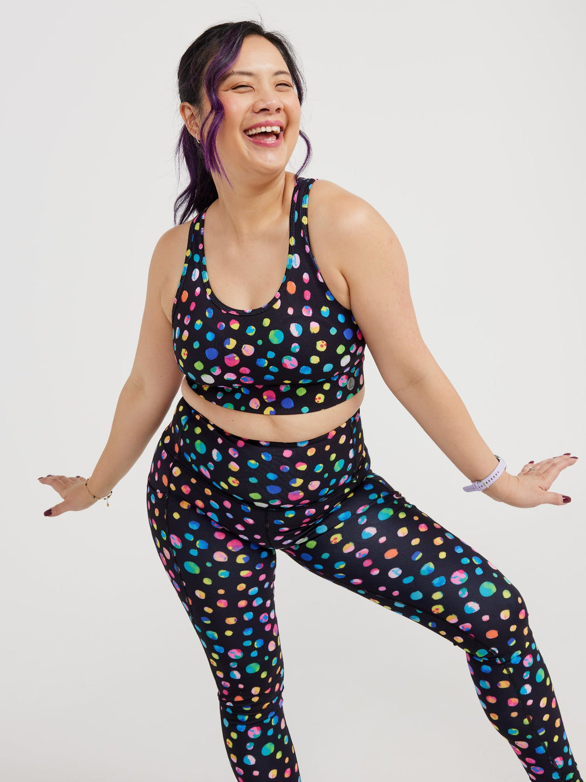 Night Polka Embrace Legging- Full Length (PREORDER)