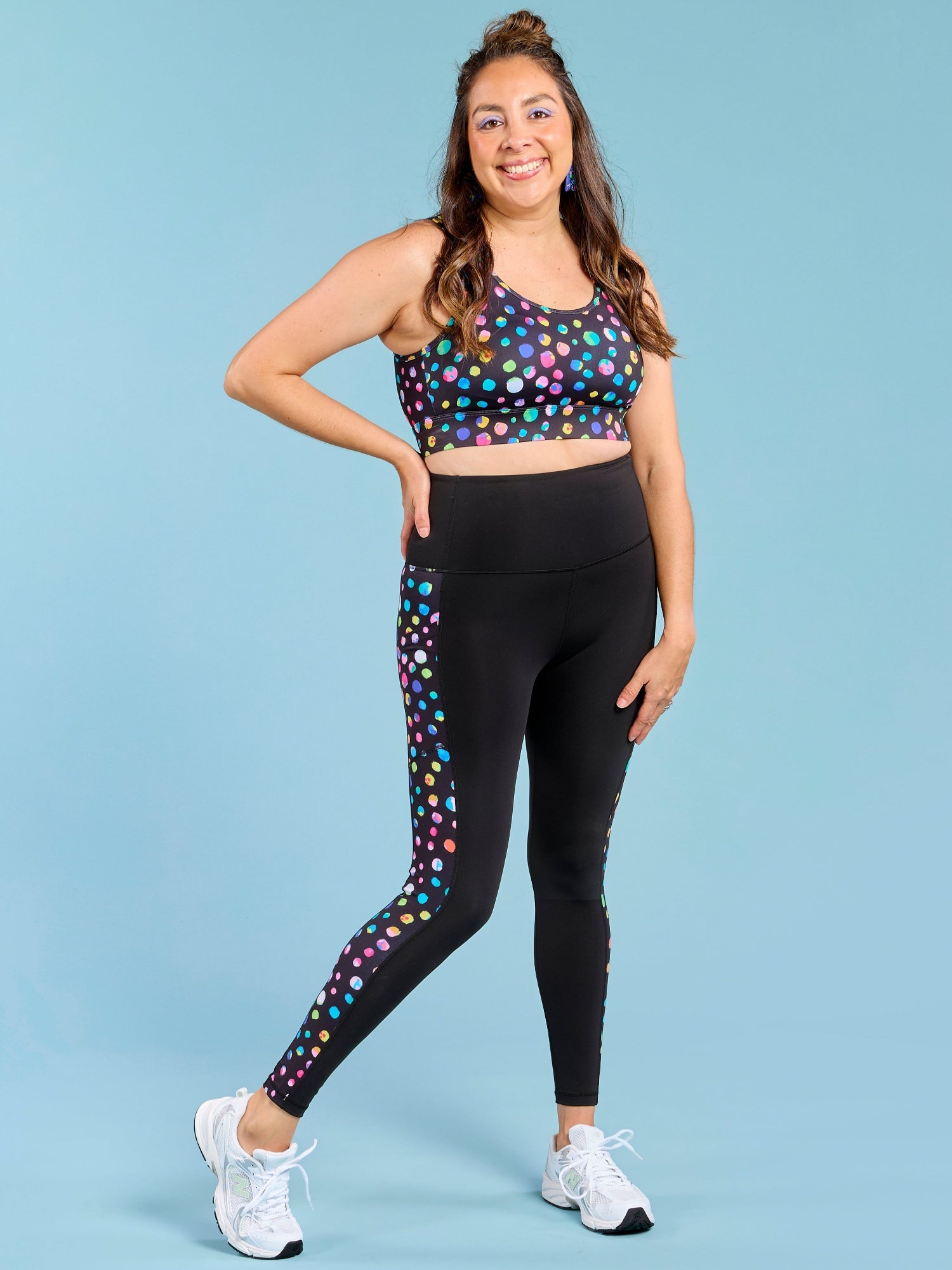 Night Polka - Embrace Power Legging - Full length - fleece-like feel warm winter