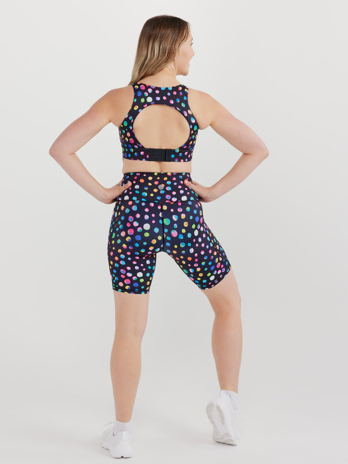 Night Polka Everyday Bike Shorts