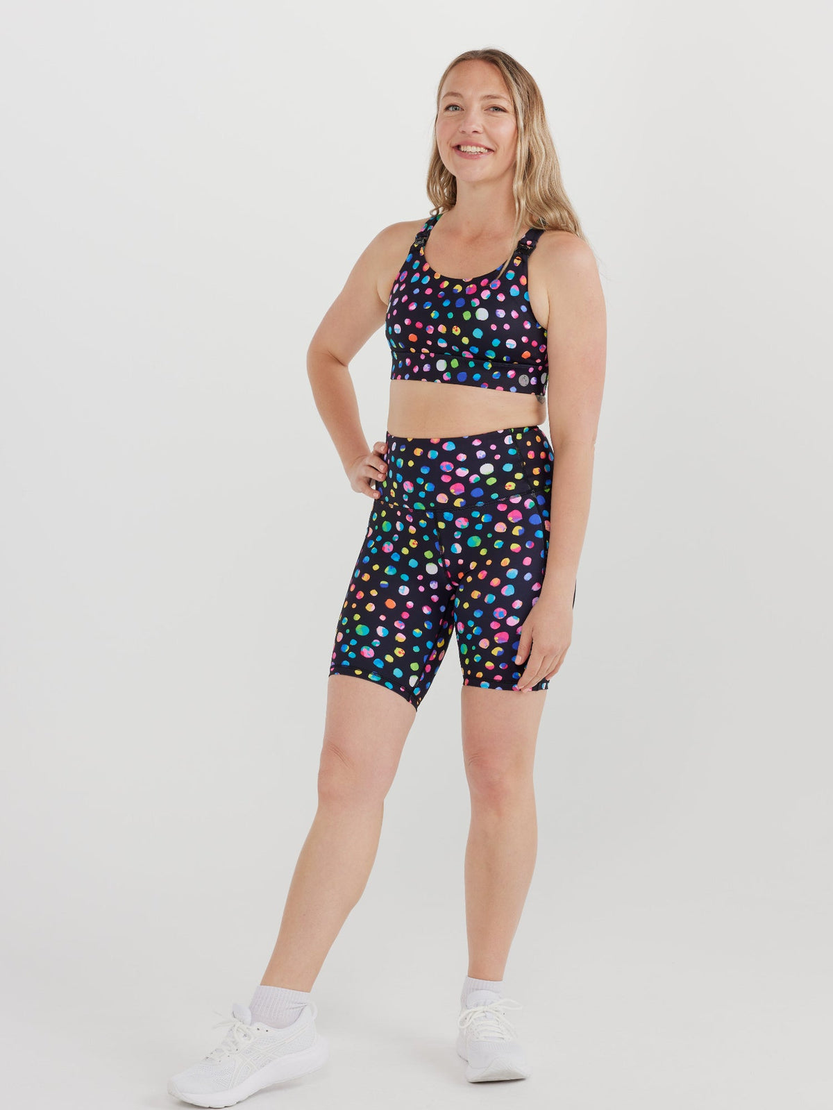Night Polka Everyday Bike Shorts