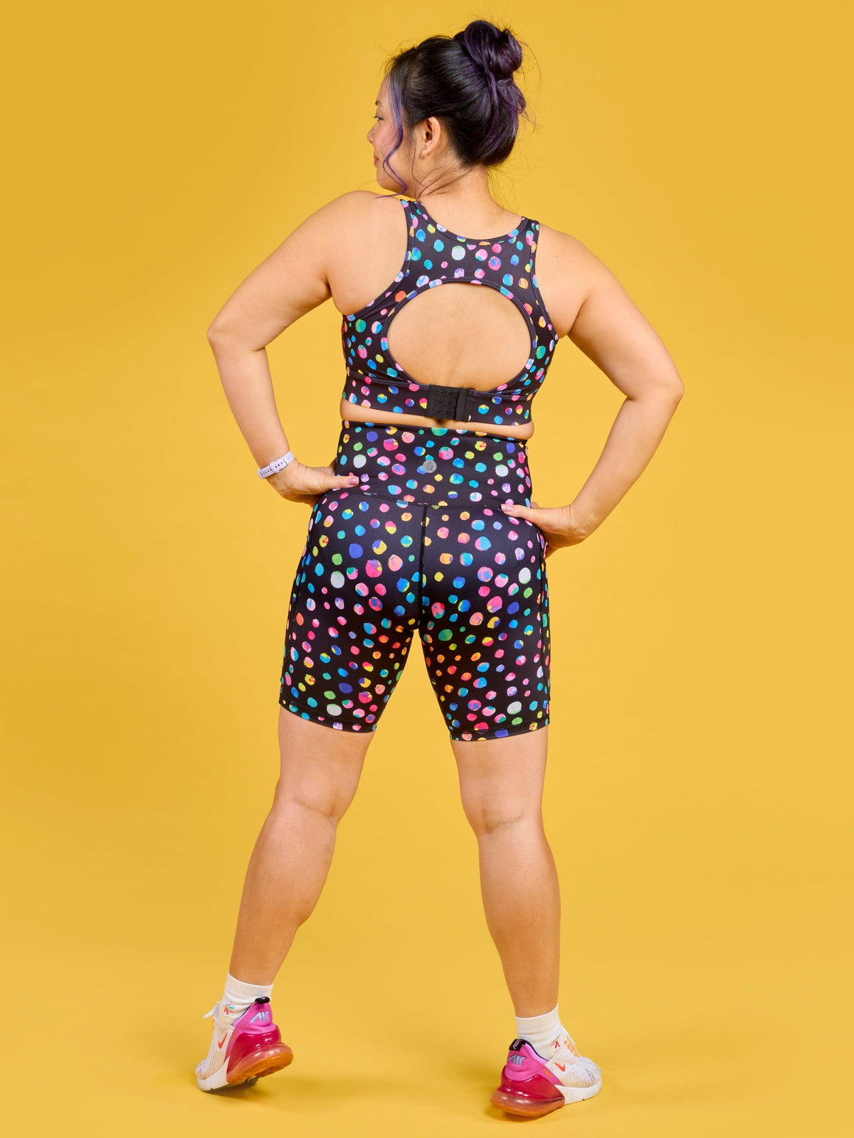 Night Polka Everyday Bike Shorts