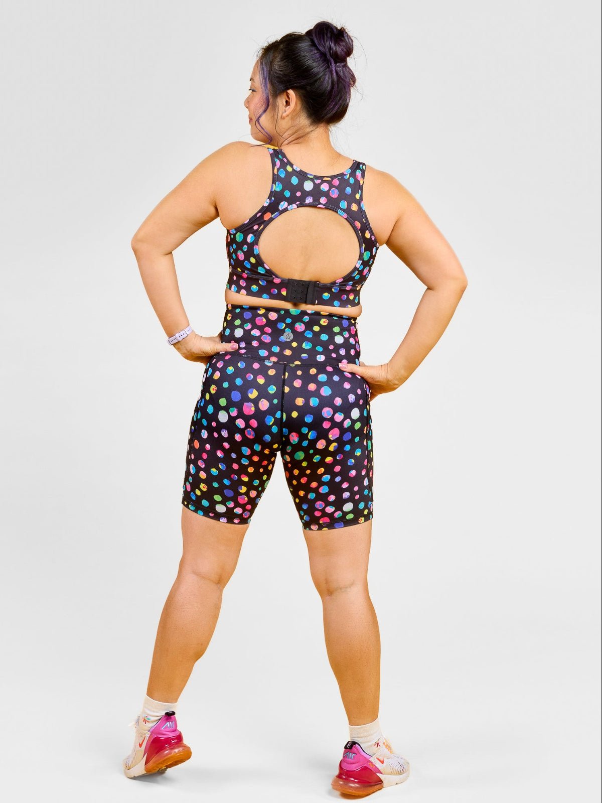 Night Polka Everyday Bike Shorts