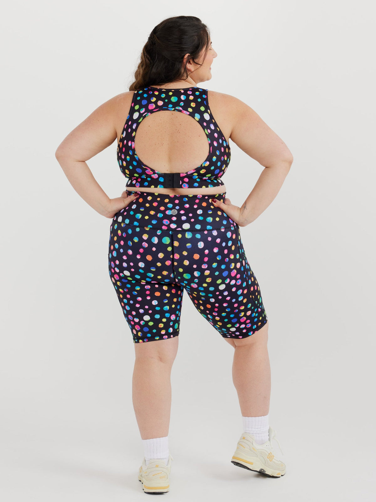 Night Polka Everyday Bike Shorts
