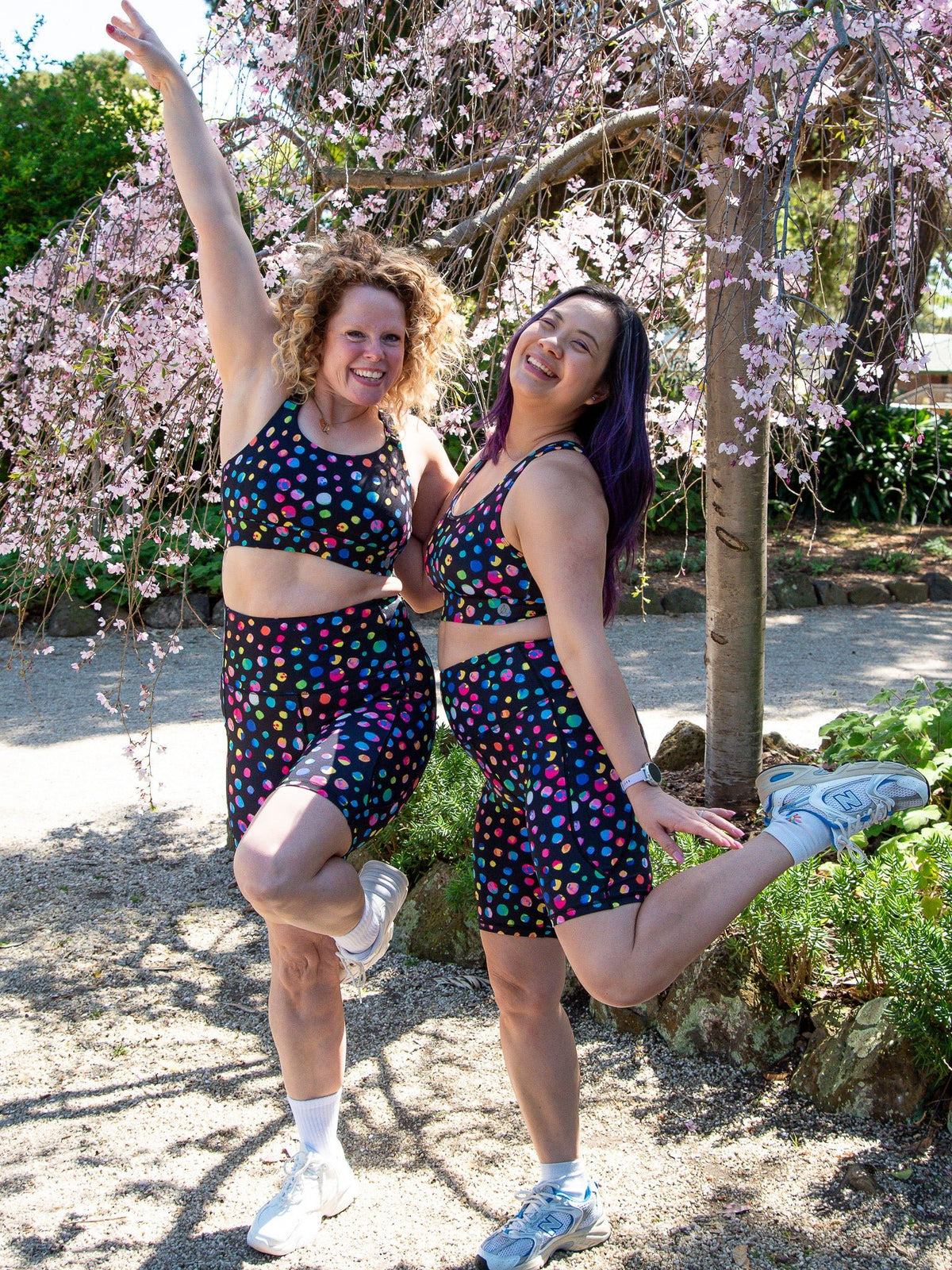 Night Polka Everyday Bike Shorts