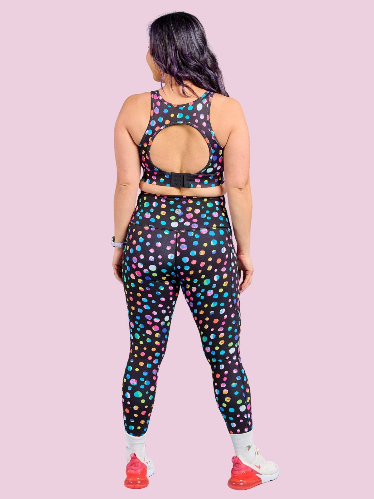 Night Polka Everyday Legging - 7/8 length