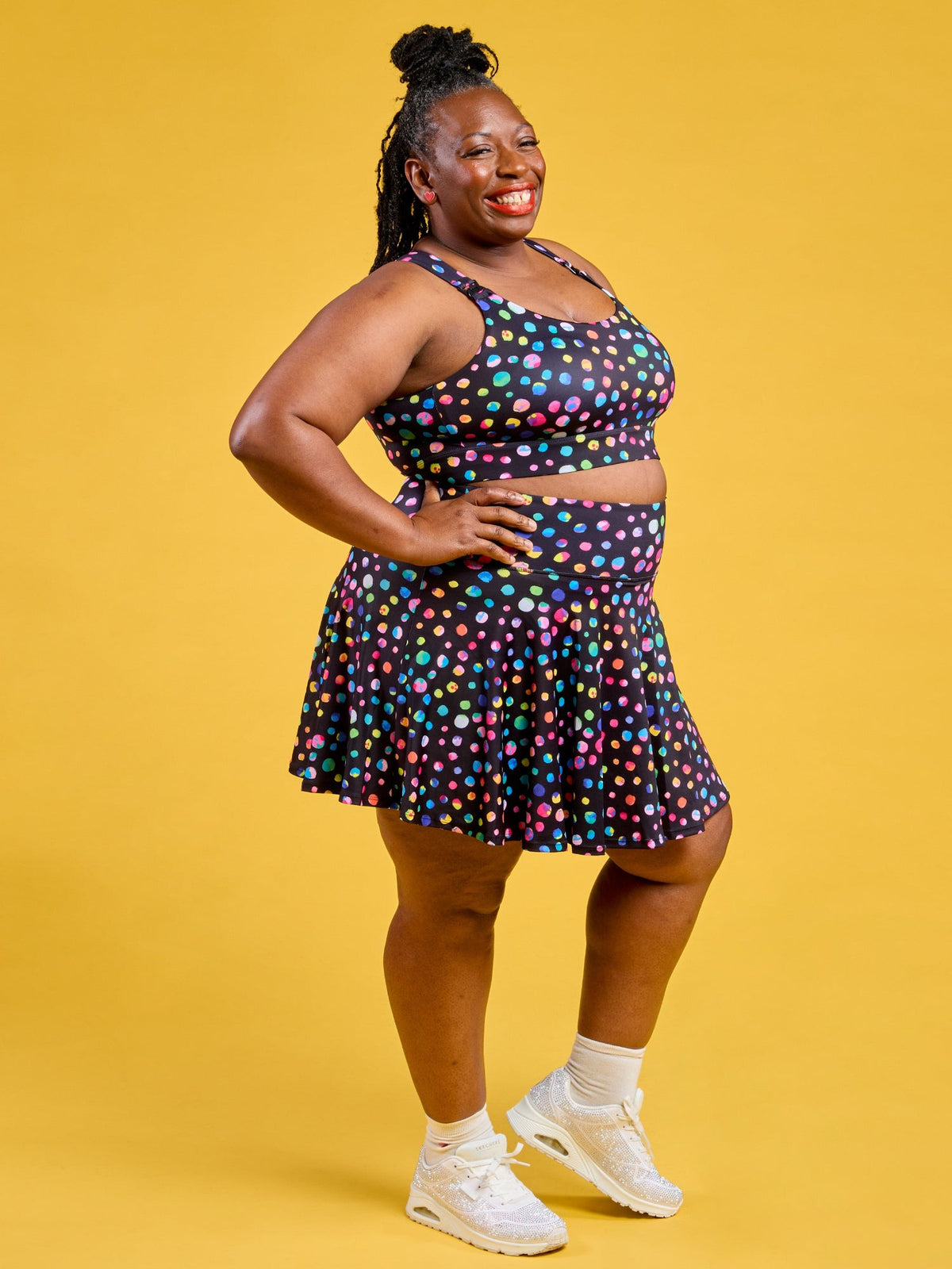 Night Polka Skort