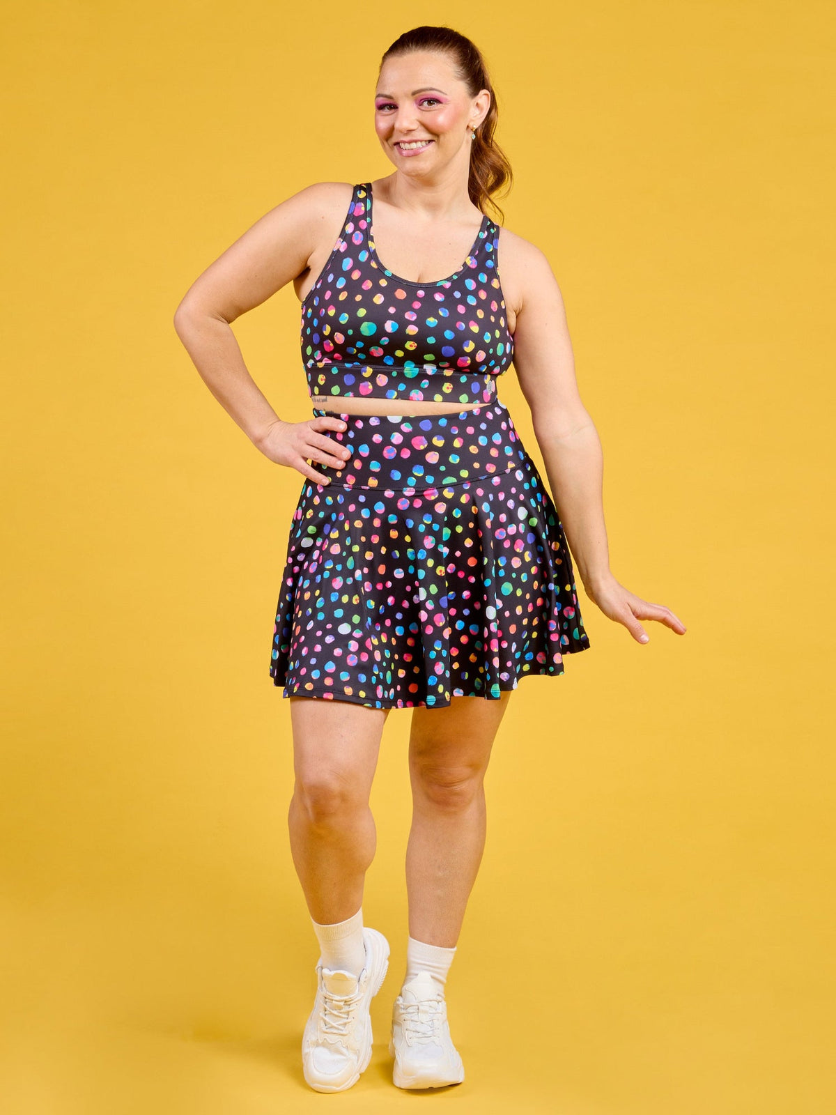 Night Polka Skort