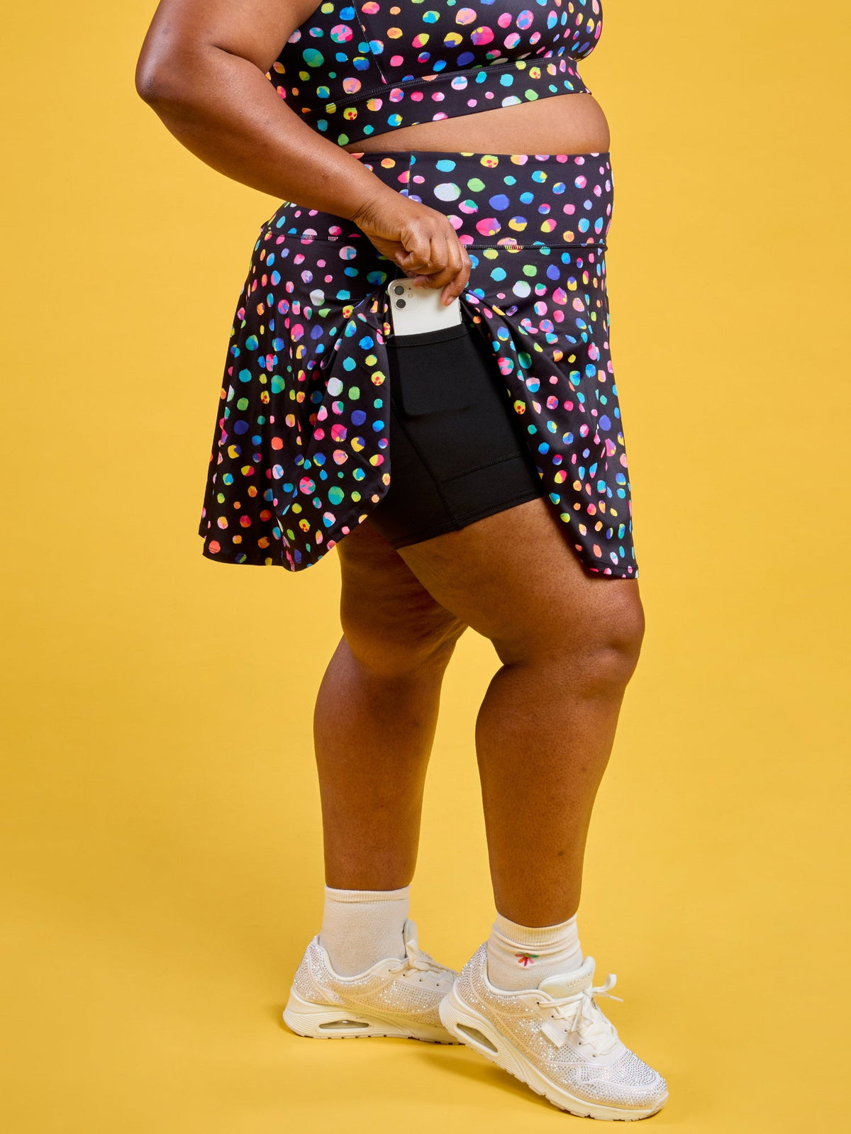 Night Polka Skort