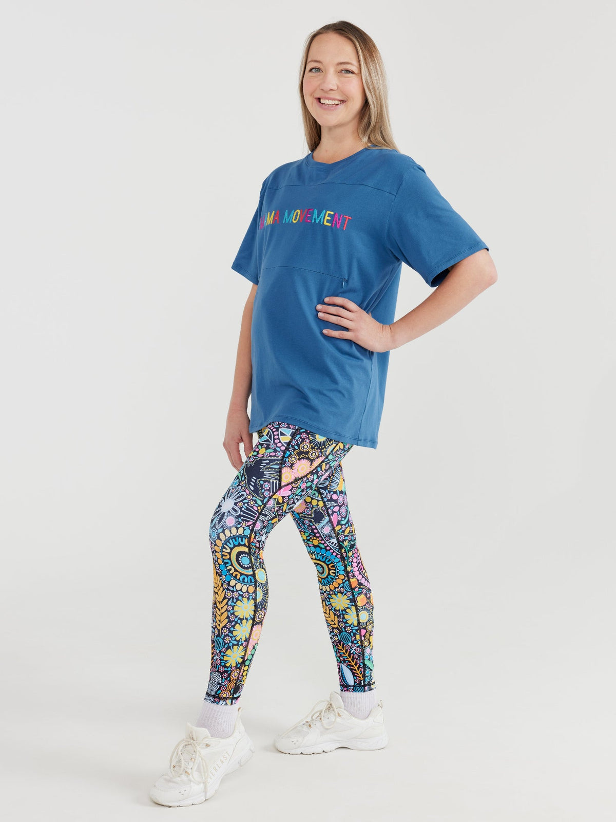 Nursing Positivi-Tee - Slate Blue (PREORDER)