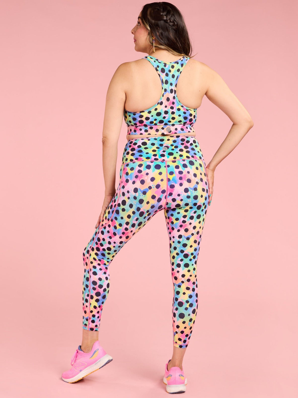 Polka Party Everyday Legging - 7/8-length - Kasey Rainbow activewear