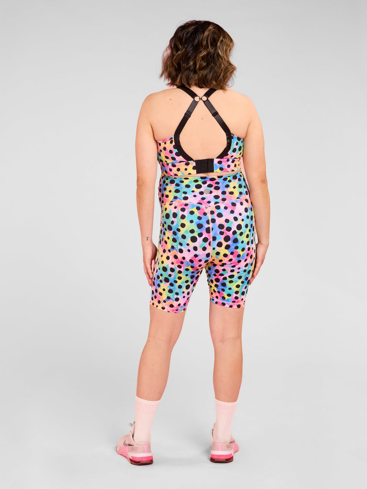 Polka Party Maternity Bike Shorts
