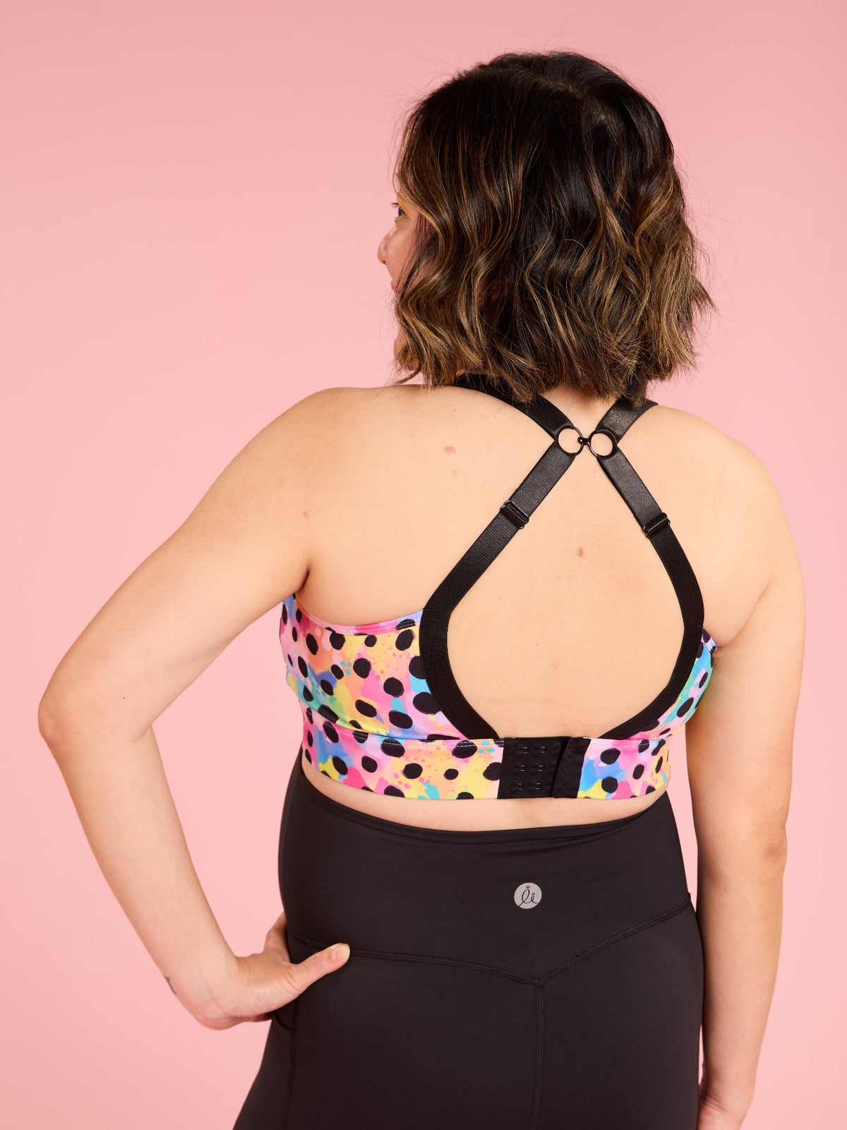 Polka Party Miracle Nursing Sports Bra - Nursing Bra with racerback