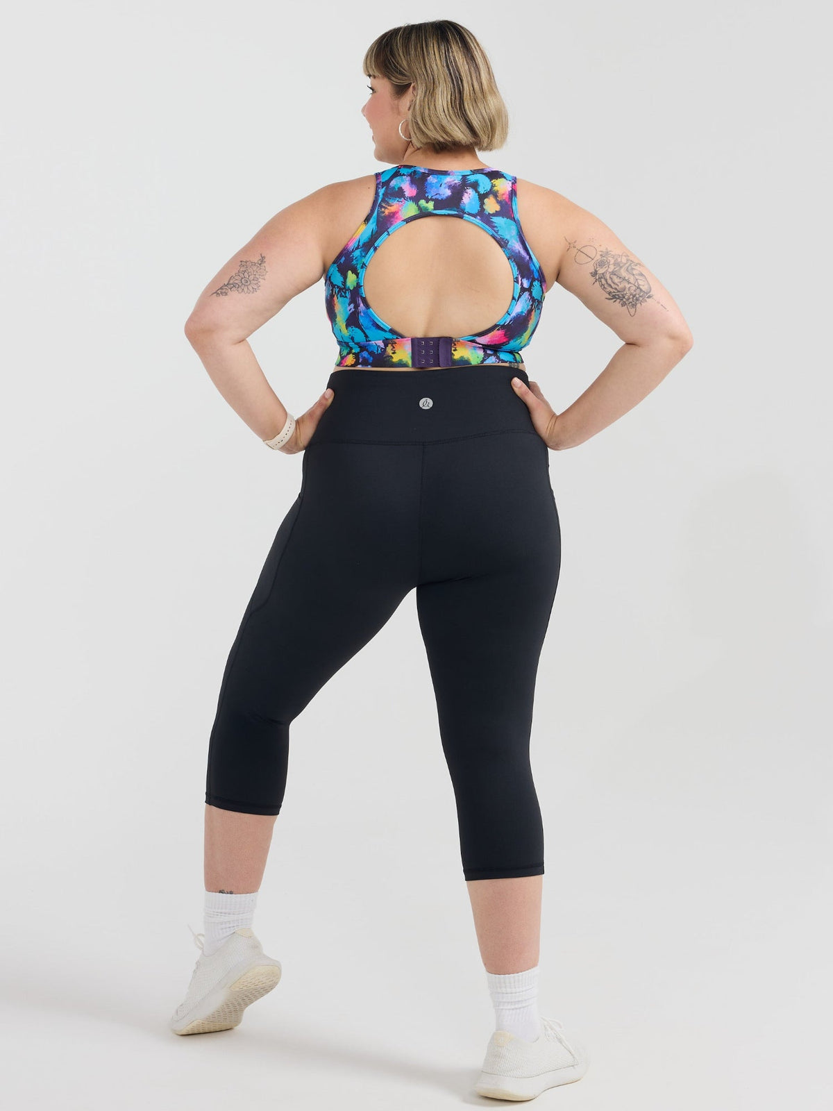 Rainbow at Heart Everyday Cropped Legging - 3/4 length