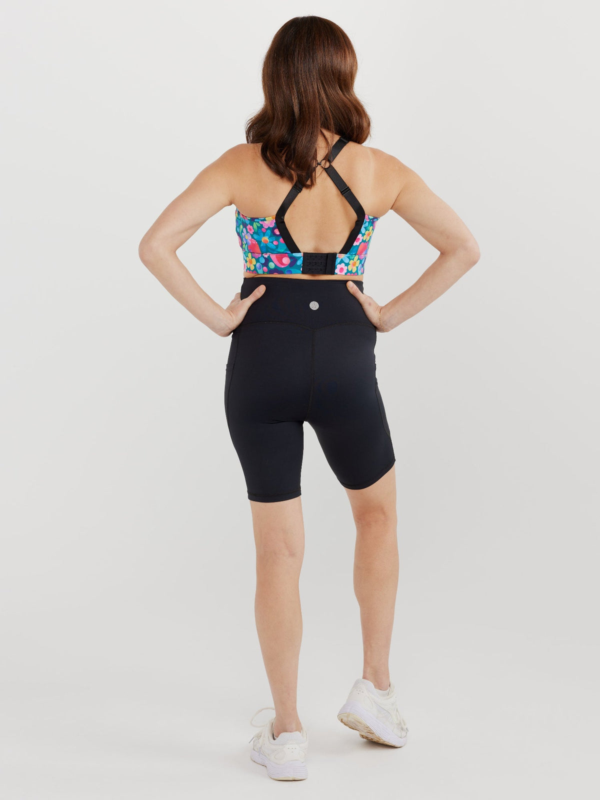 Rainbow at Heart Maternity Bike Shorts