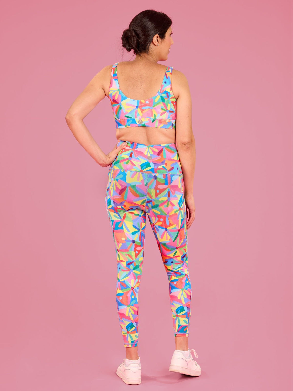 Rainbow Daisies Everyday Legging - 7/8 length