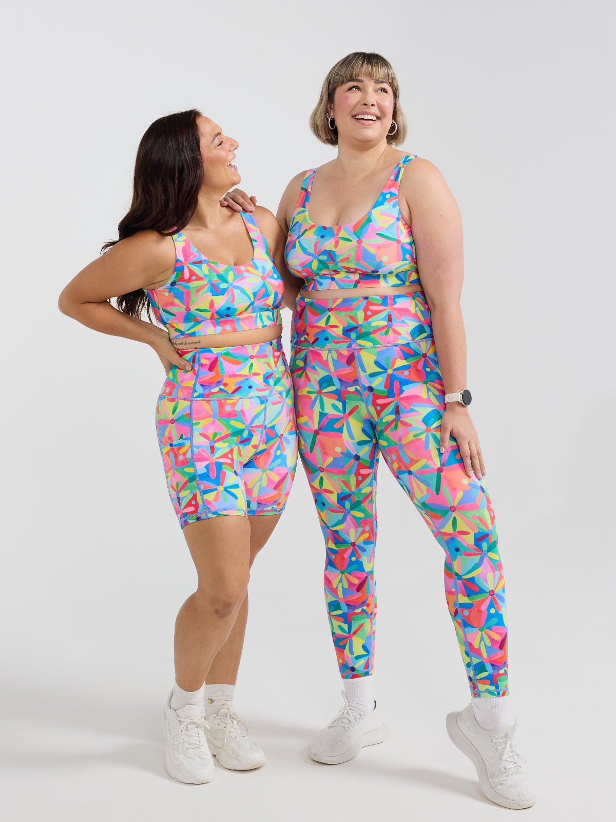 Rainbow Daisies Everyday Legging - 7/8 length