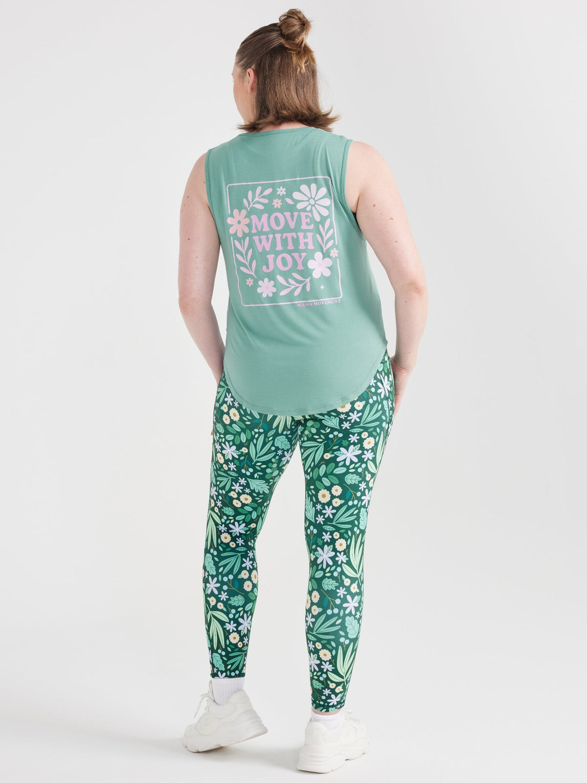 Sage Green Active Curve Tank