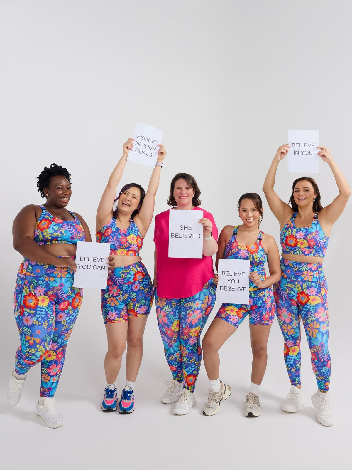 She Believed SleekFit Shortie Bike Shorts